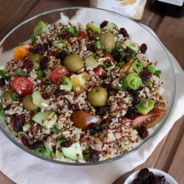 Sommerlicher Quinoa Salat Gesund Vegan Glutenfrei Von Rahel Lutz