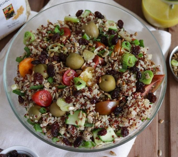 Sommerlicher Quinoa Salat Gesund Vegan Glutenfrei Von Rahel Lutz