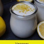 Veganes Zitronendessert - Vegane Rezepte von Rahel Lutz