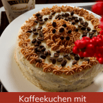 Kaffeekuchen mit Baileys Almande - vegan, mit Datteln gesüsst, Vollkorn