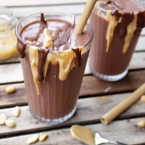 Erdnuss Schoko Snickers Smoothie Vegane Rezepte Von Rahel Lutz