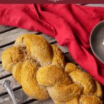 Zopf aus Dinkelvollkornmehl vegan Pinterest Pin