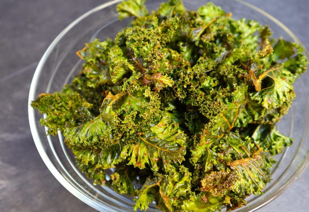 homemade vegan Kale Chips