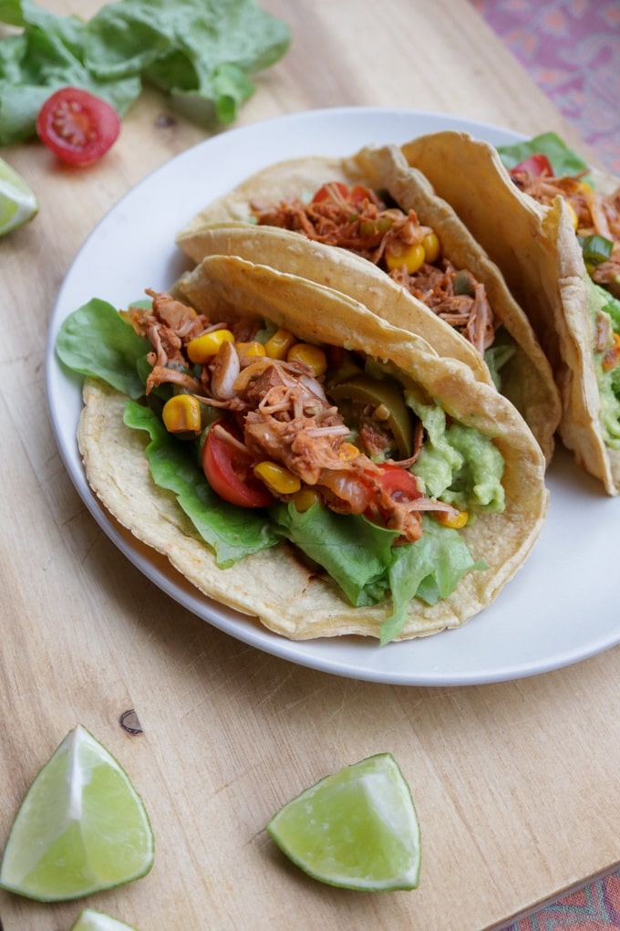 Vegan Tacos with Jackfruit gluten-free
