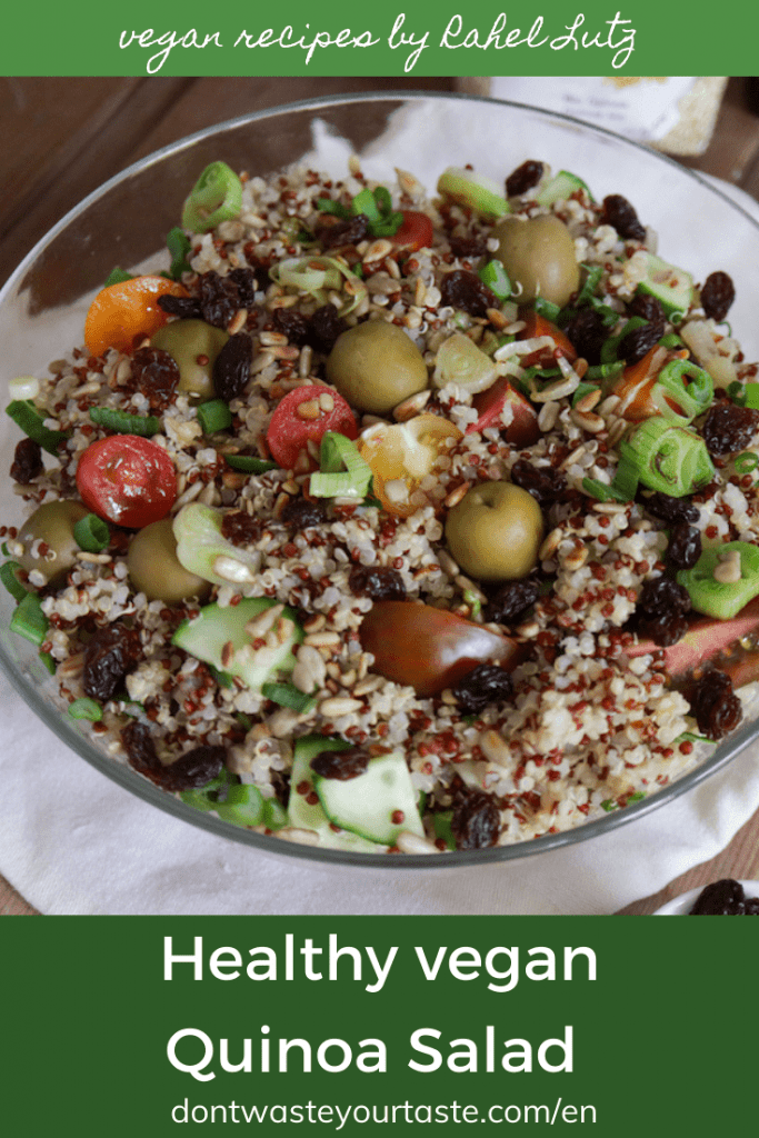 Healthy vegan Quinoa Salad