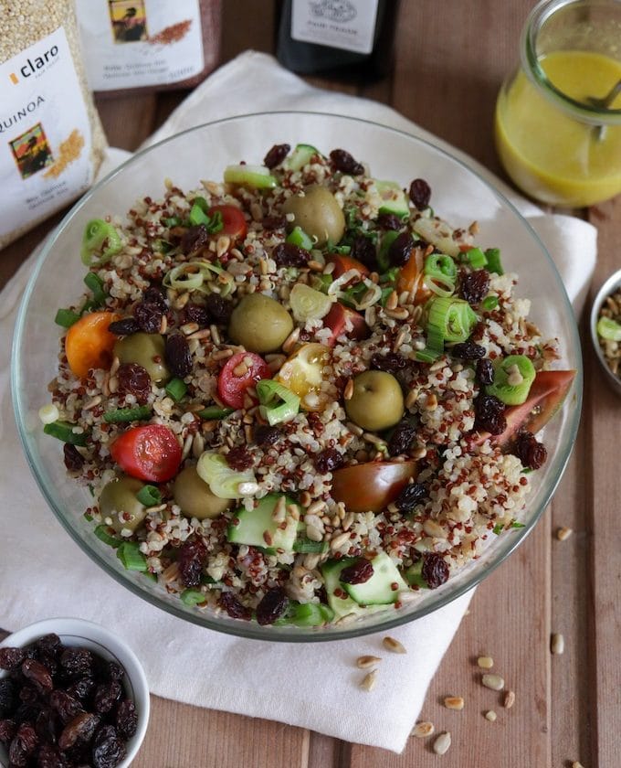 Healthy vegan Quinoa Salad