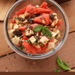 Vegan Watermelon Salad With Tofu