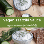 Vegan Tzatziki Sauce - 10 Minute recipe