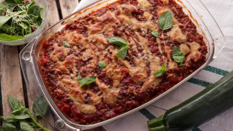 Vegane Lasagne mit Linsen und Zucchini | Don't Waste Your Taste