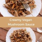 Creamy Vegan Mushroom Sauce 4