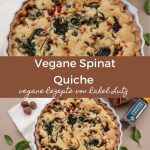 Vegane Spinat Quiche