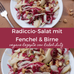 Radicchiosalat mit Fenchel und Birne