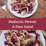 Radiccio Fennel and Pear Salad vegan