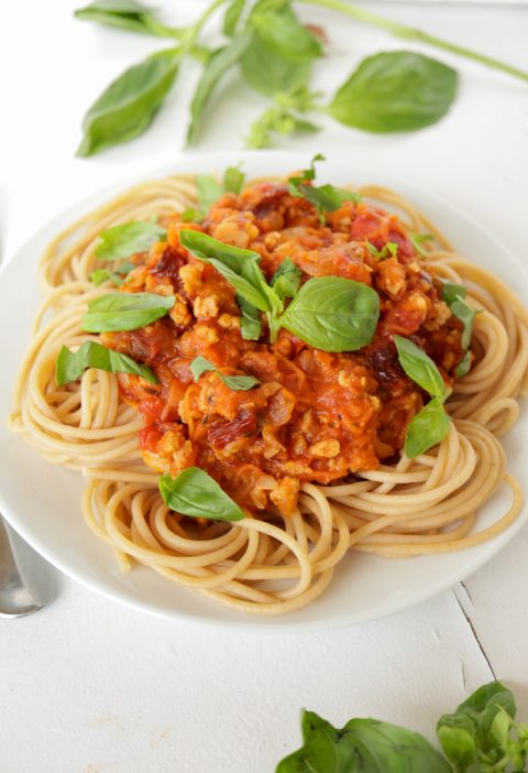 vegetarische Spaghetti Bolognese
