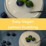 Easy vegan Lemon Pudding